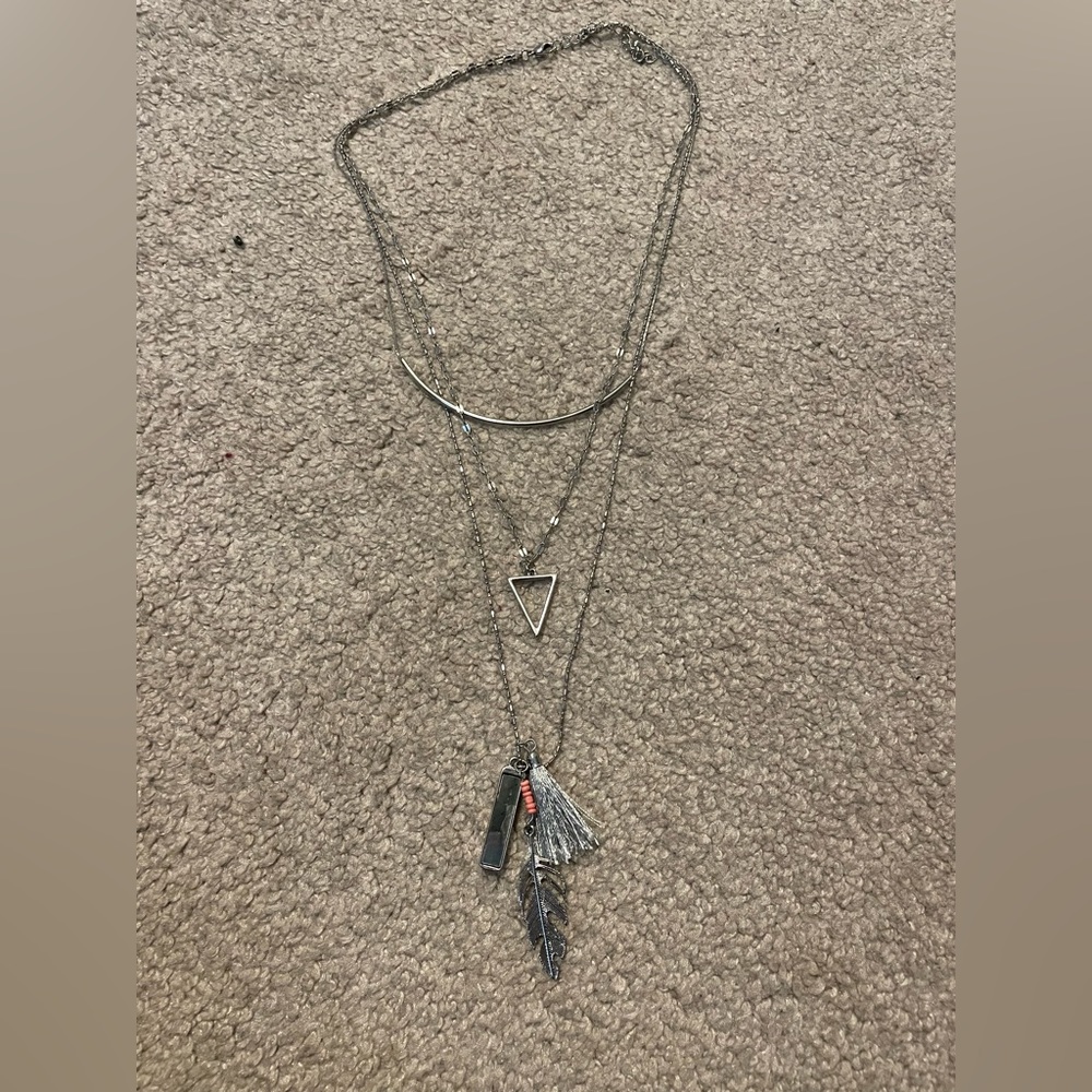 Silver Stackable Necklace